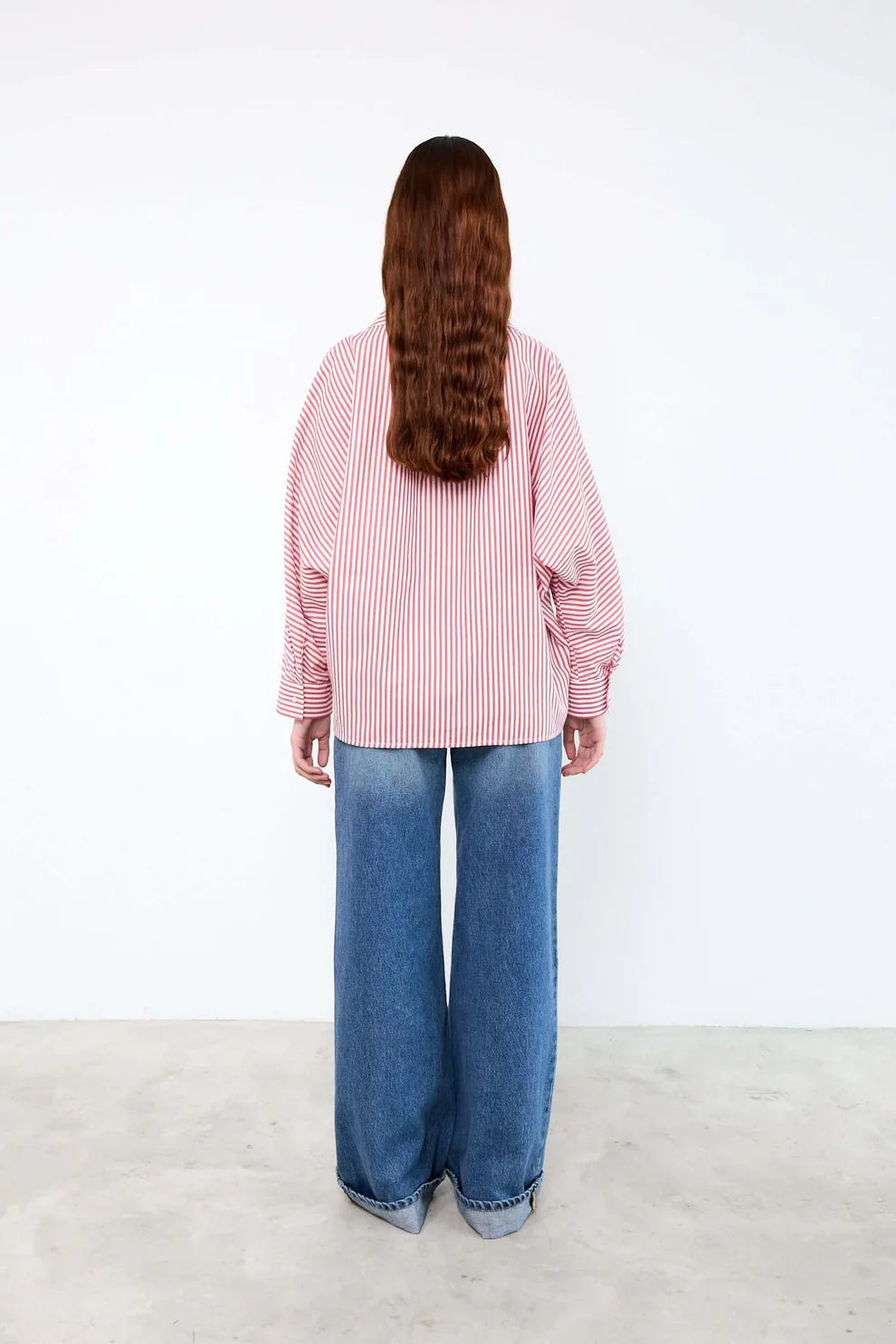 MILEY SHIRT RED STRIPED