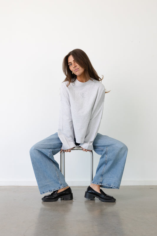 MIMOSA TEE LONG SLEEVES GREY