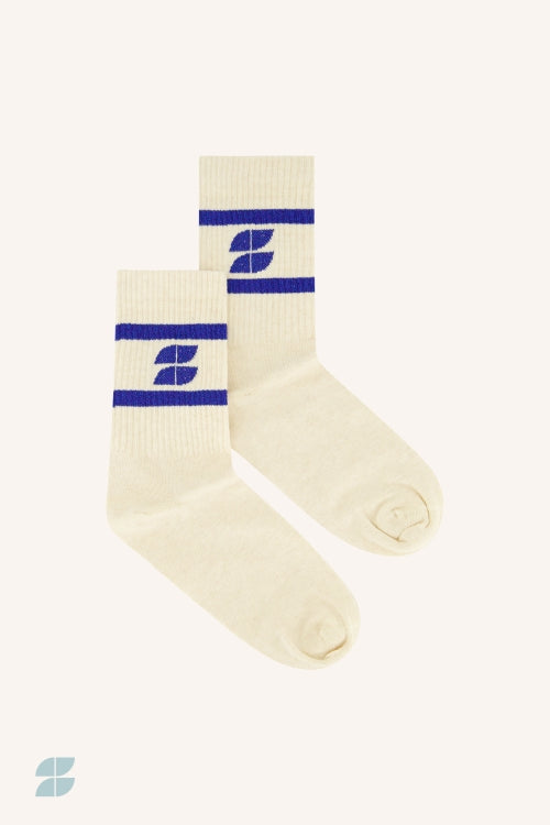 LOGO SPARKLE OYSTER SOCKS KINGSBLUE