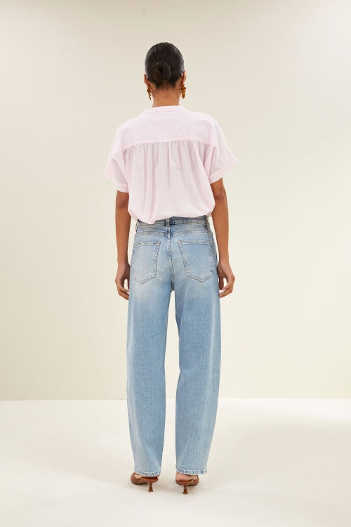 MINTE PINSTRIPE BLOUSE