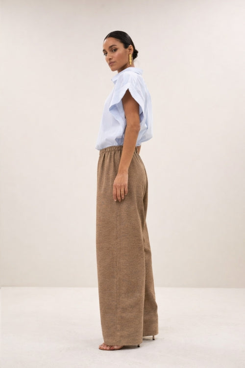 PIXIE CHAMBRAY BLOUSE