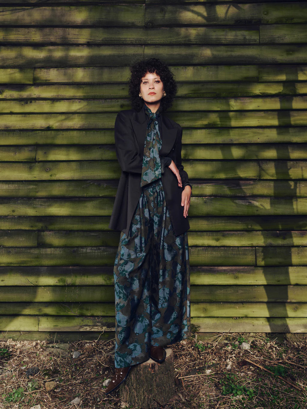 GLENN BLAZER BLACK OLIVE