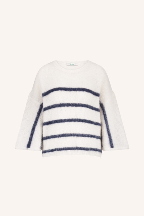 FLEUR STRIPE PULLOVER