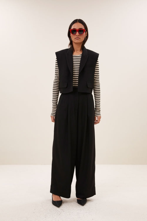 BOBI HERRINGBONE GILET