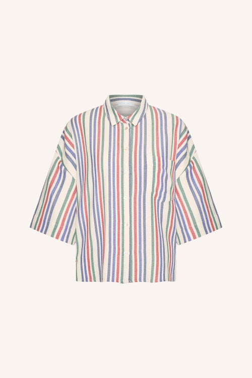 PILAR MULTI STRIPE BLOUSE