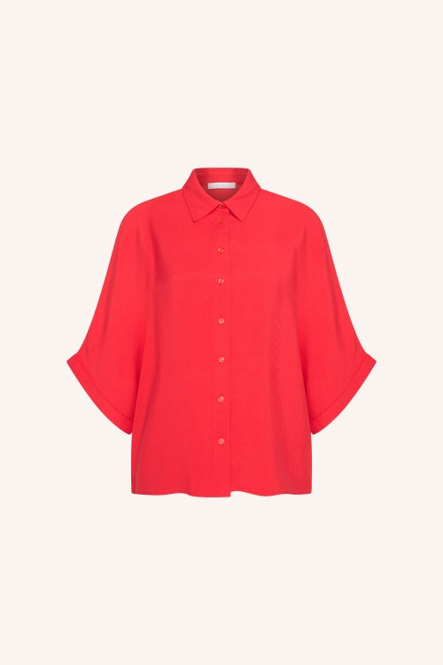 SUNNY SATIN STRIPE BLOUSE