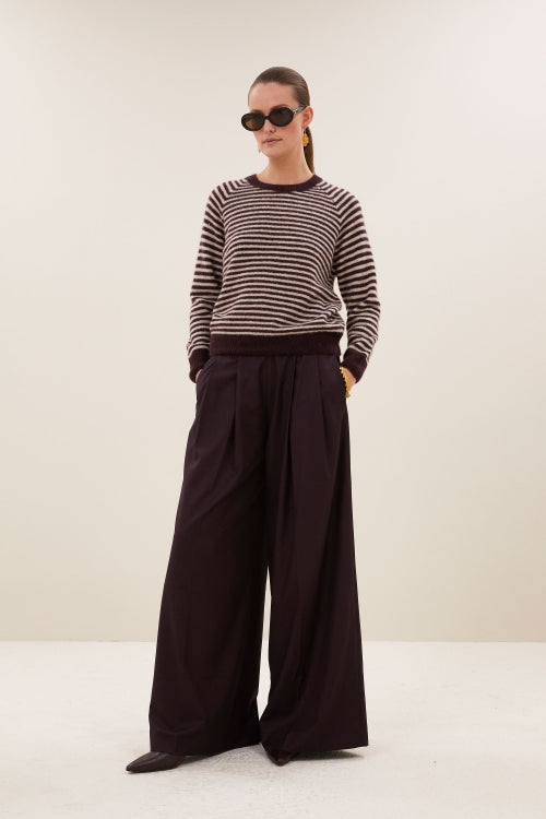 SALLY STRIPE PULLOVER