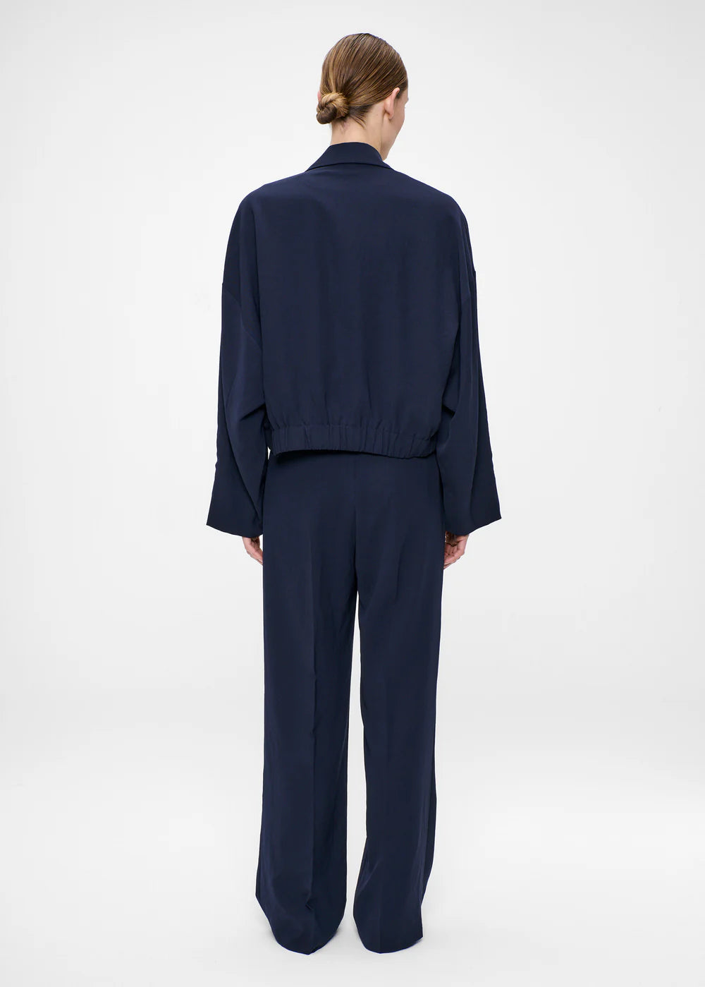 JAPANESE CRÊPE BLOUSON JACKET