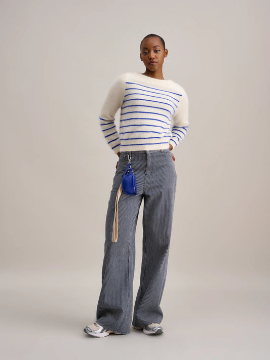 PARTHE STRIPED JEANS