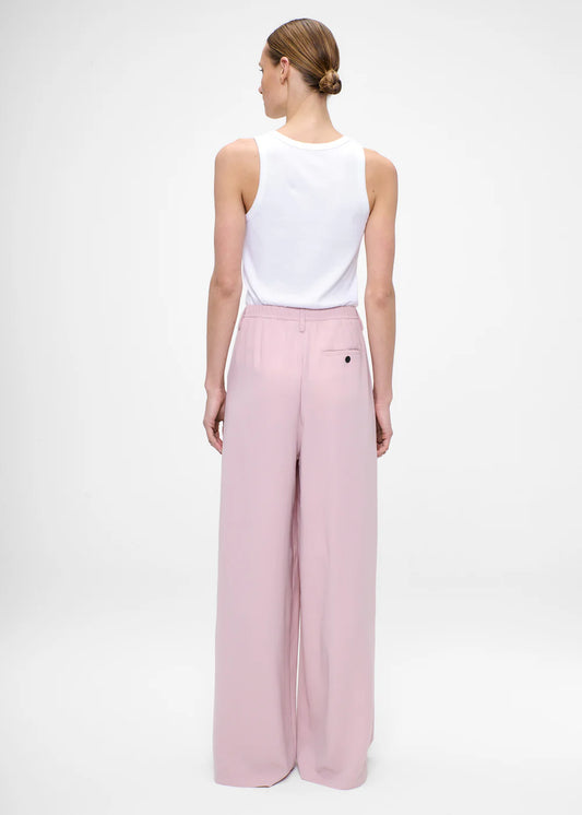 JAPANESE CRÊPE BONNIE PANTS POWDER PINK