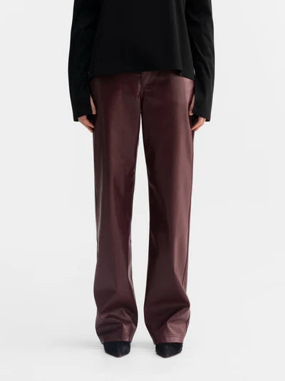 AINA PU LEATHER TROUSERS