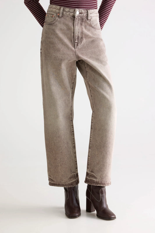 POKER JEANS BROWN SNOW