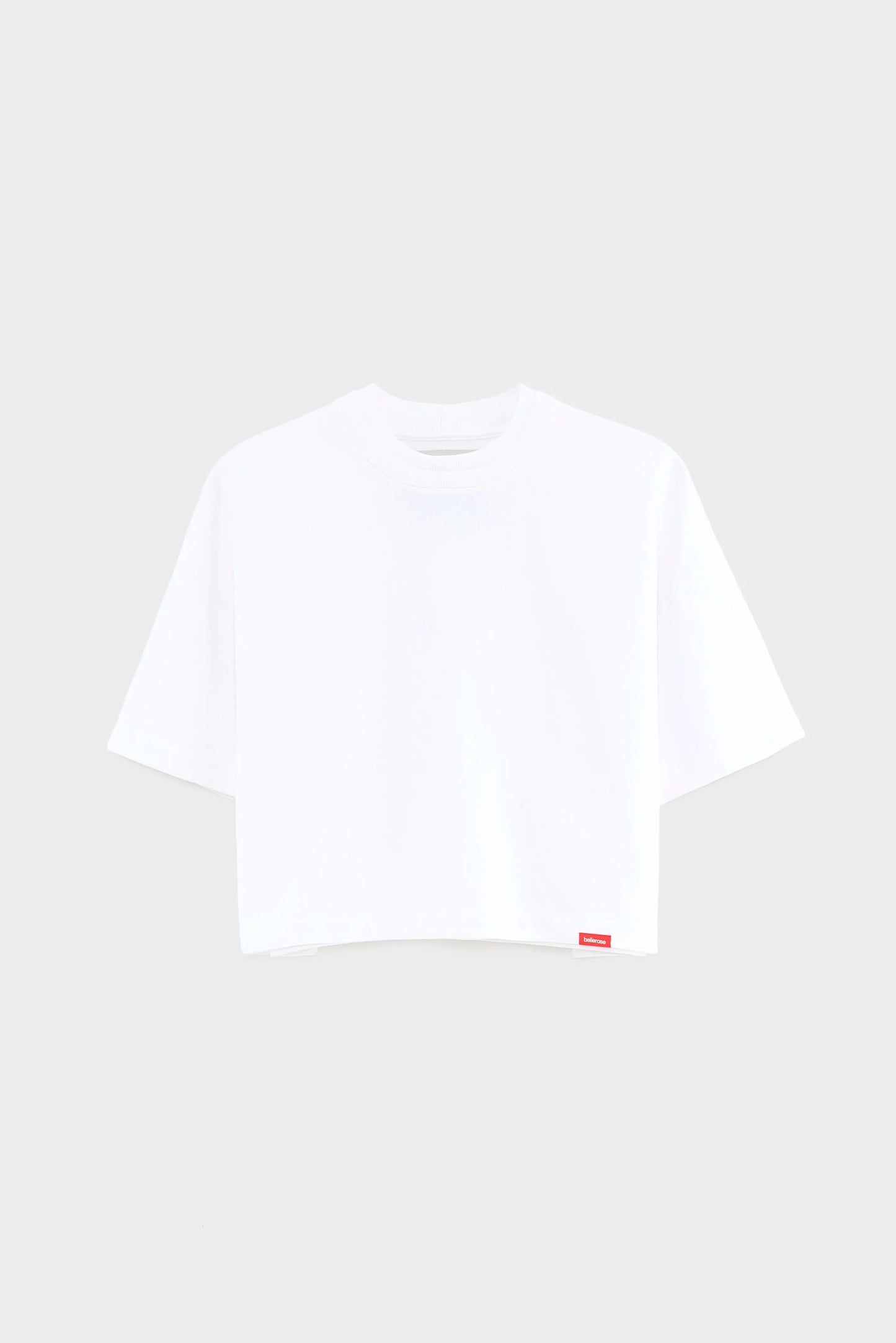 FAN CROPPED T-SHIRT WHITE