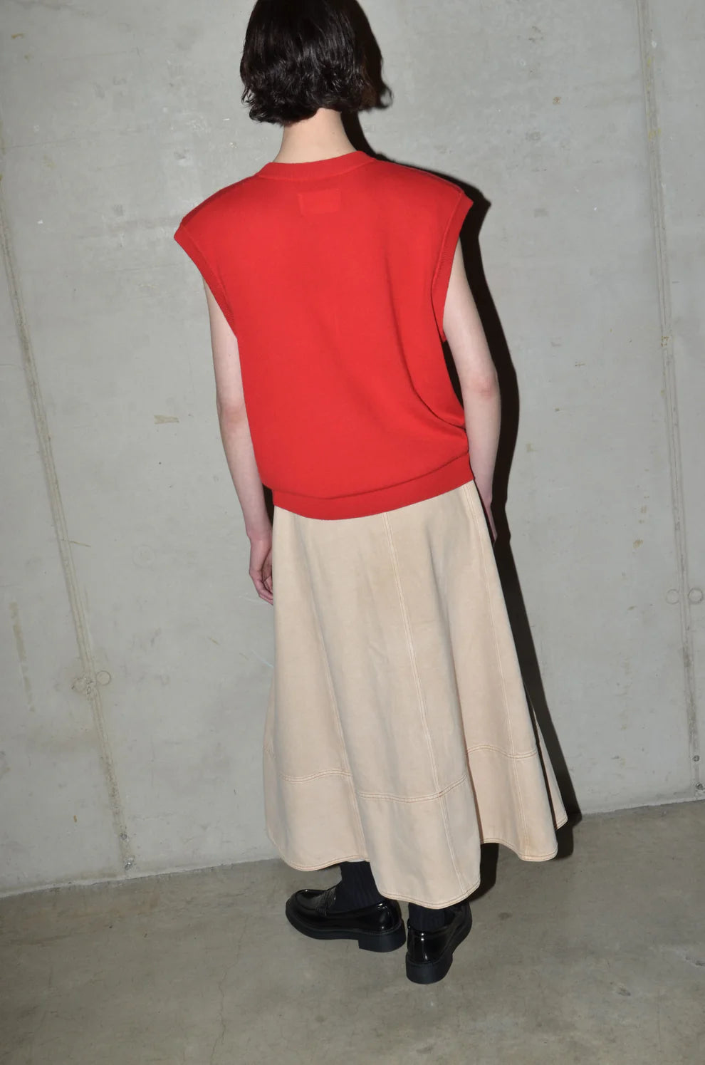 SHADOW SKIRT OATMEAL