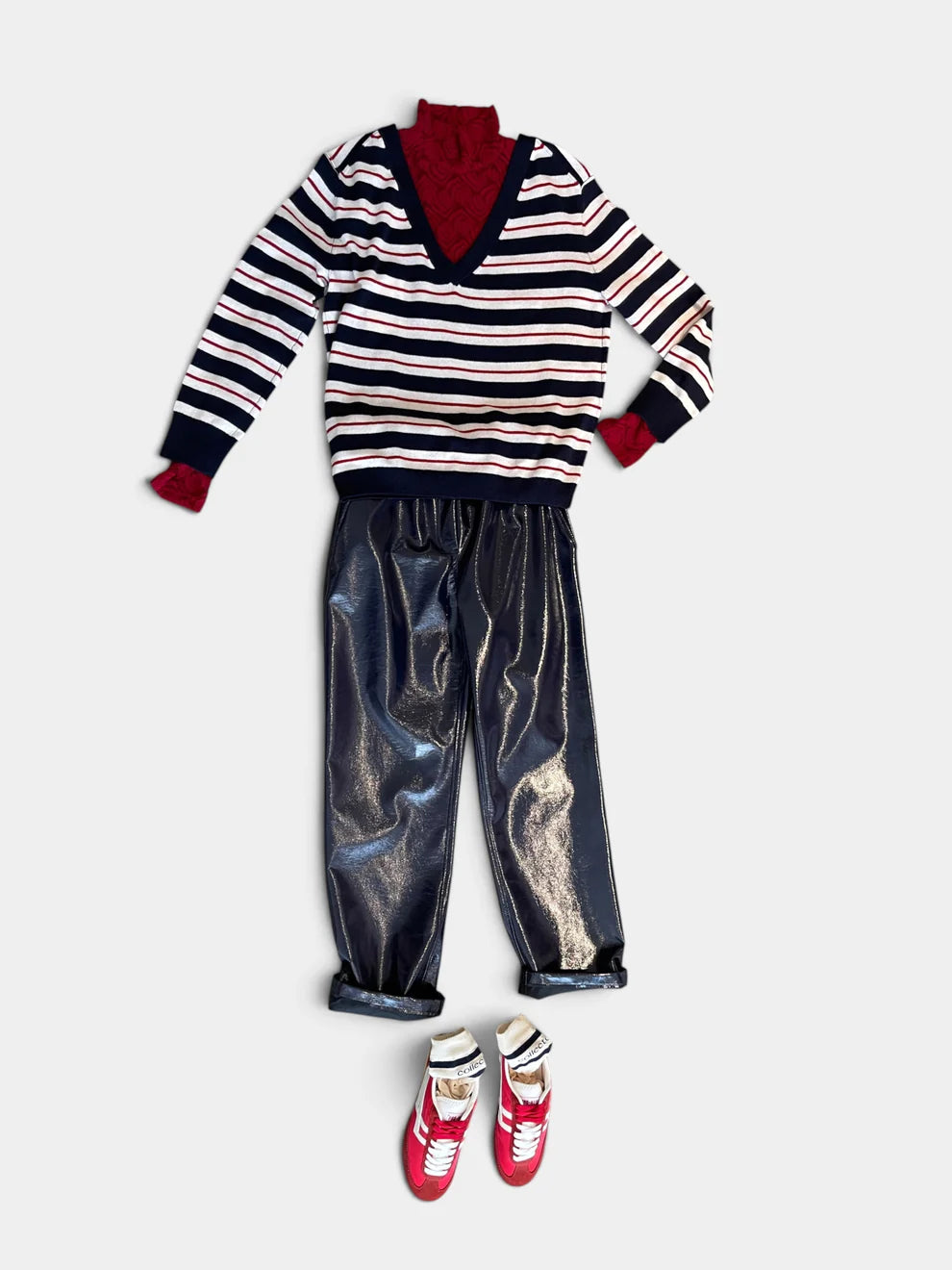 KADE PULLOVER - NAVY STRIPES