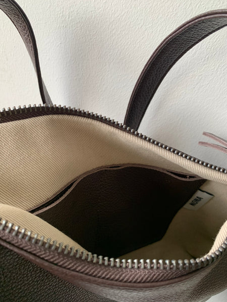 ZIP POCKET BAG CHOCOLAT