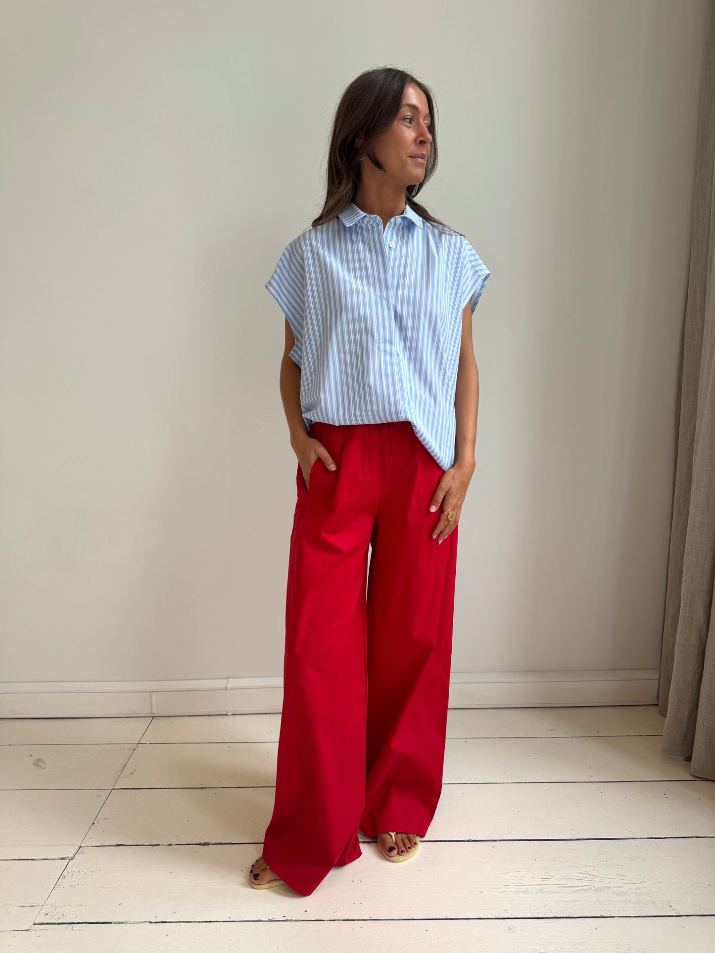 LEONIE PANTS RED