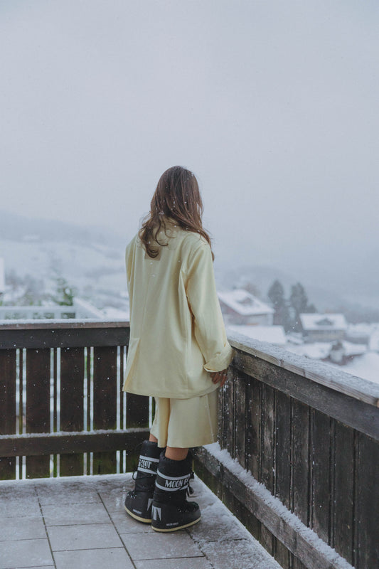 RAFFA BLAZER - BUTTER YELLOW