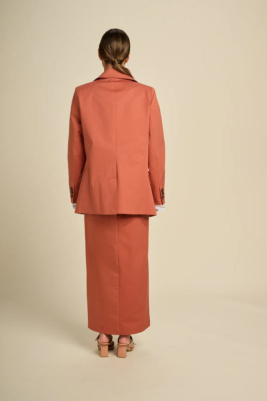 VIBE BLAZER TERRACOTTA