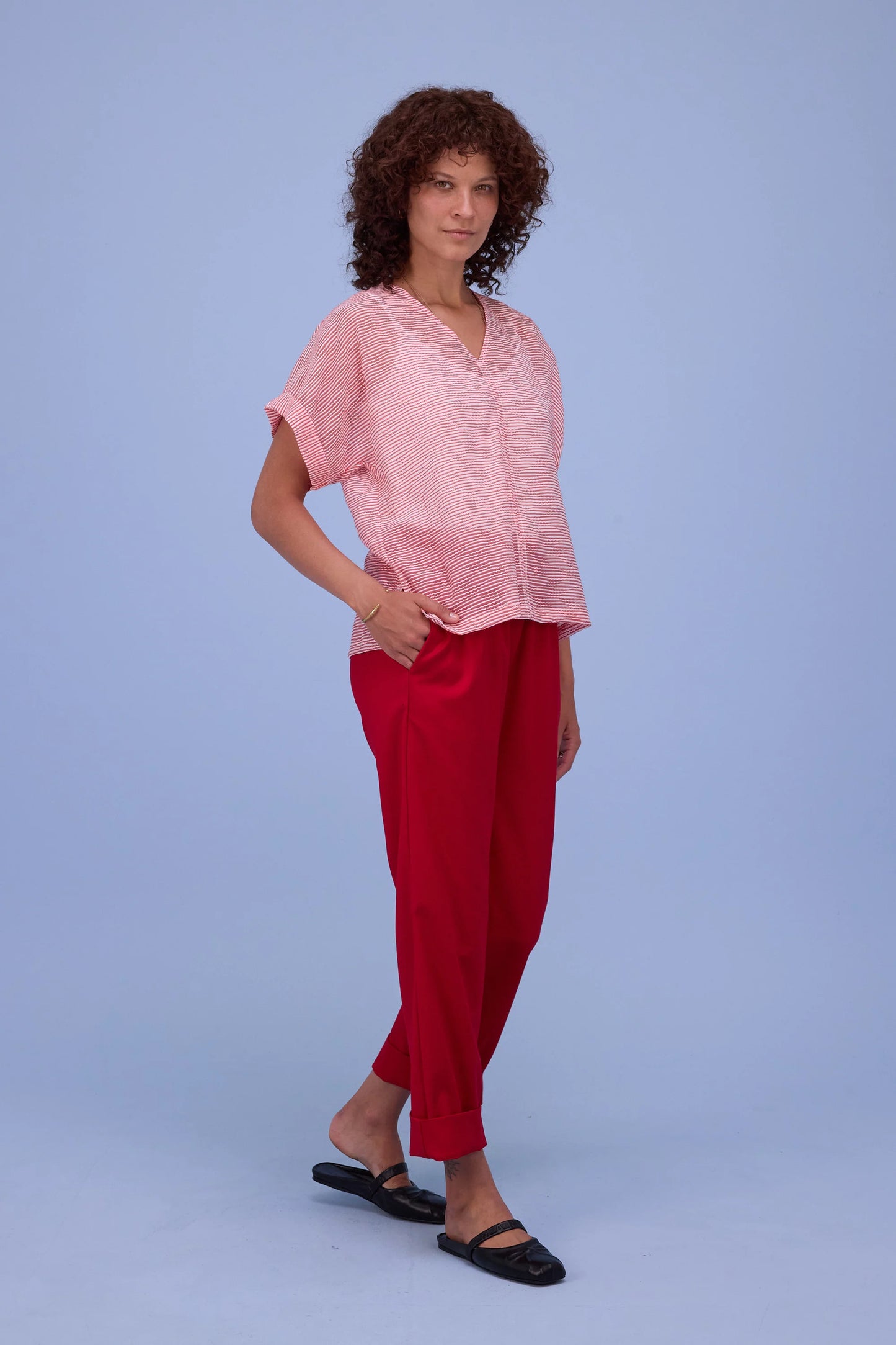 FARO BLOUSE RED