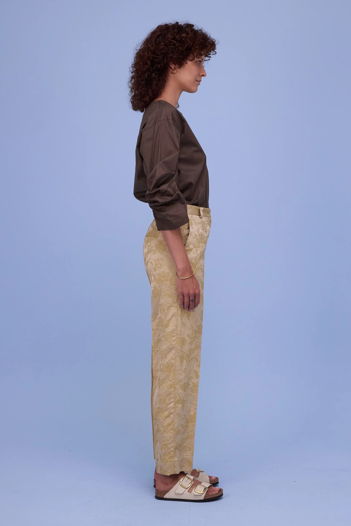 CAMILLE BLOUSE DARK KHAKI