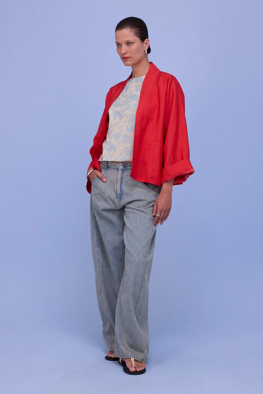 FLENN KIMONO FIESTA RED SANTOSO