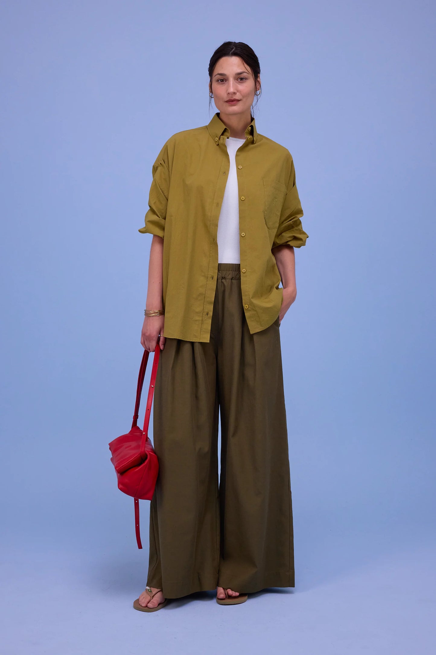 FREDDY BROEK DARK OLIVE