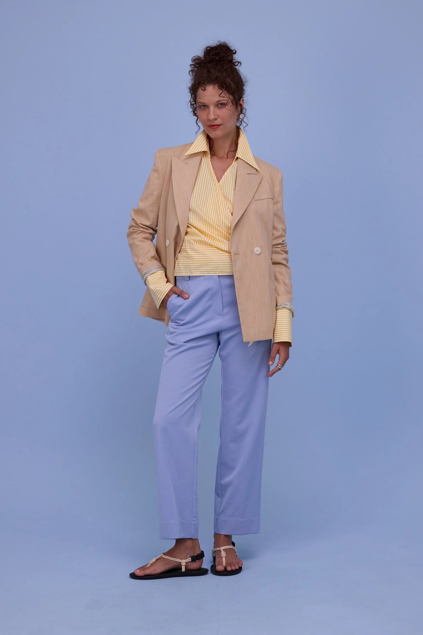 GONS BROEK SOFT BLUE