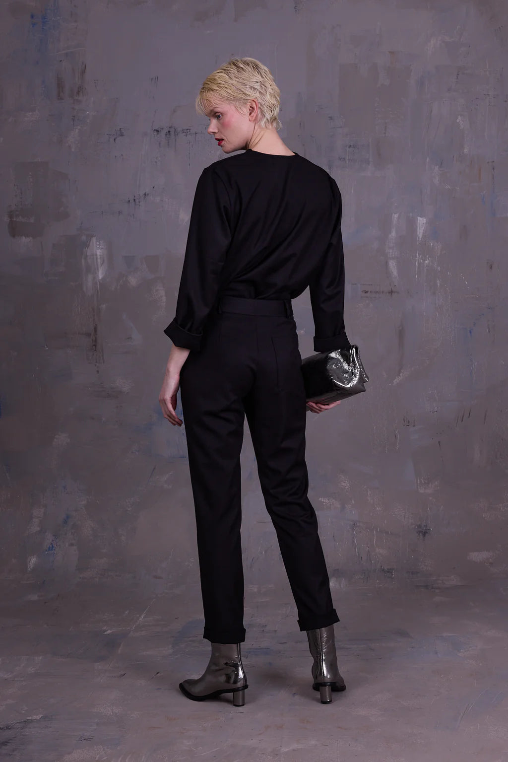 GHISLAINE BLOUSE ZWART