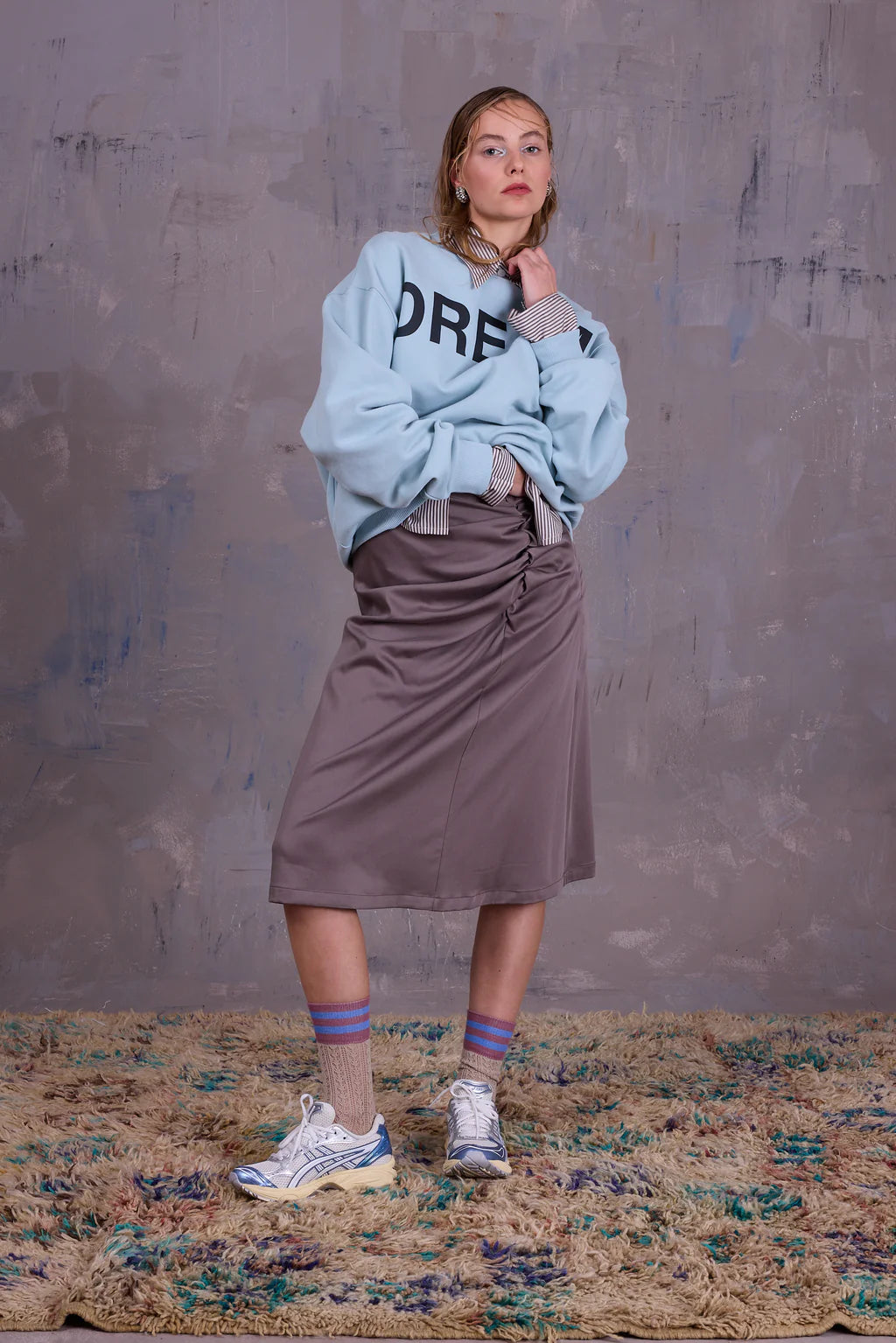 GLYNTH DREAM SWEATER MISTY SAGE