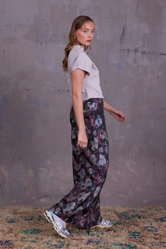 BOLIVAR BROEK BLUE JACQUARD