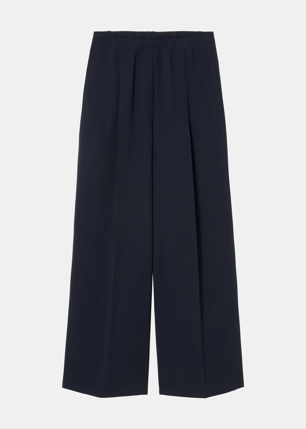 JAPANESE CREPE BONNIE PANTS MIDNIGHT BLUE
