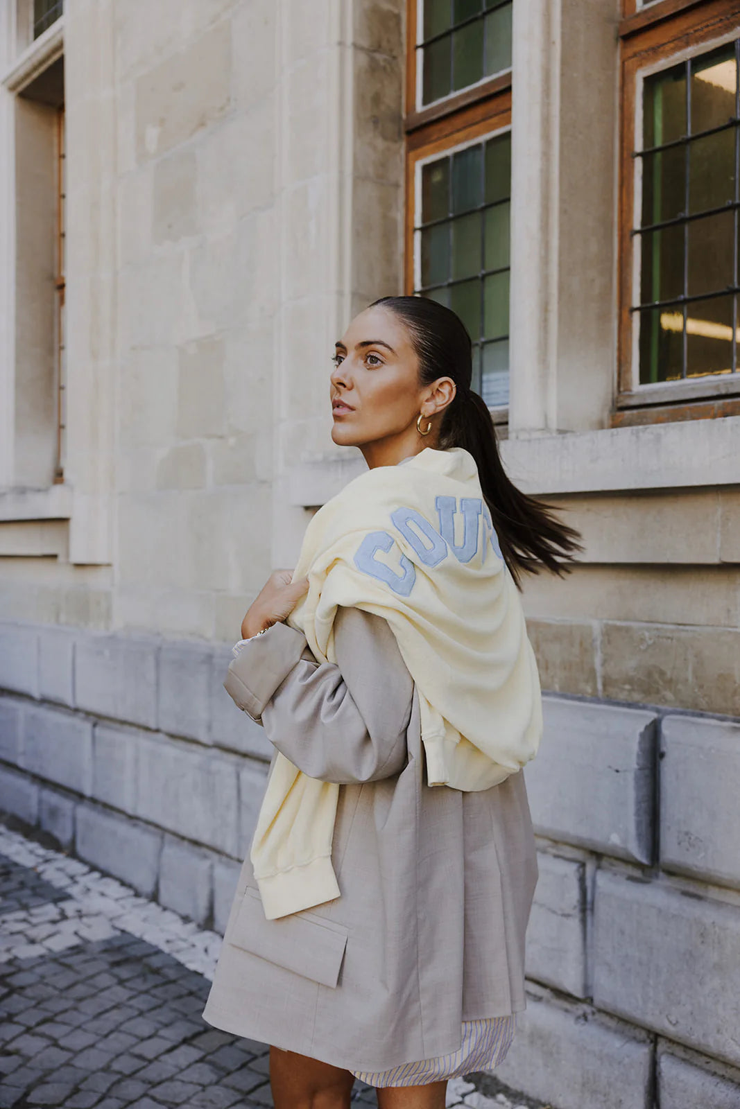 JOSEPH SWEATER TERRY BUTTER YELLOW