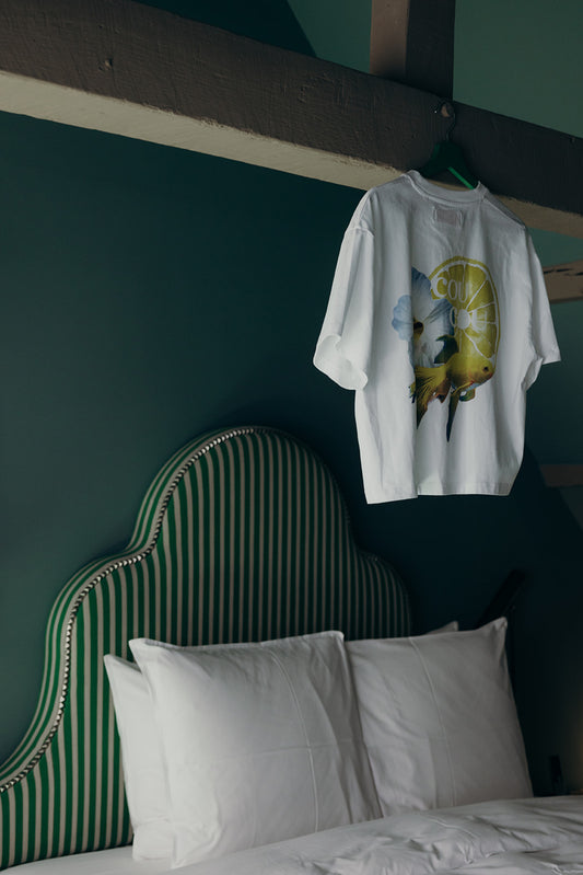 FLORE TEE FISH PRINT