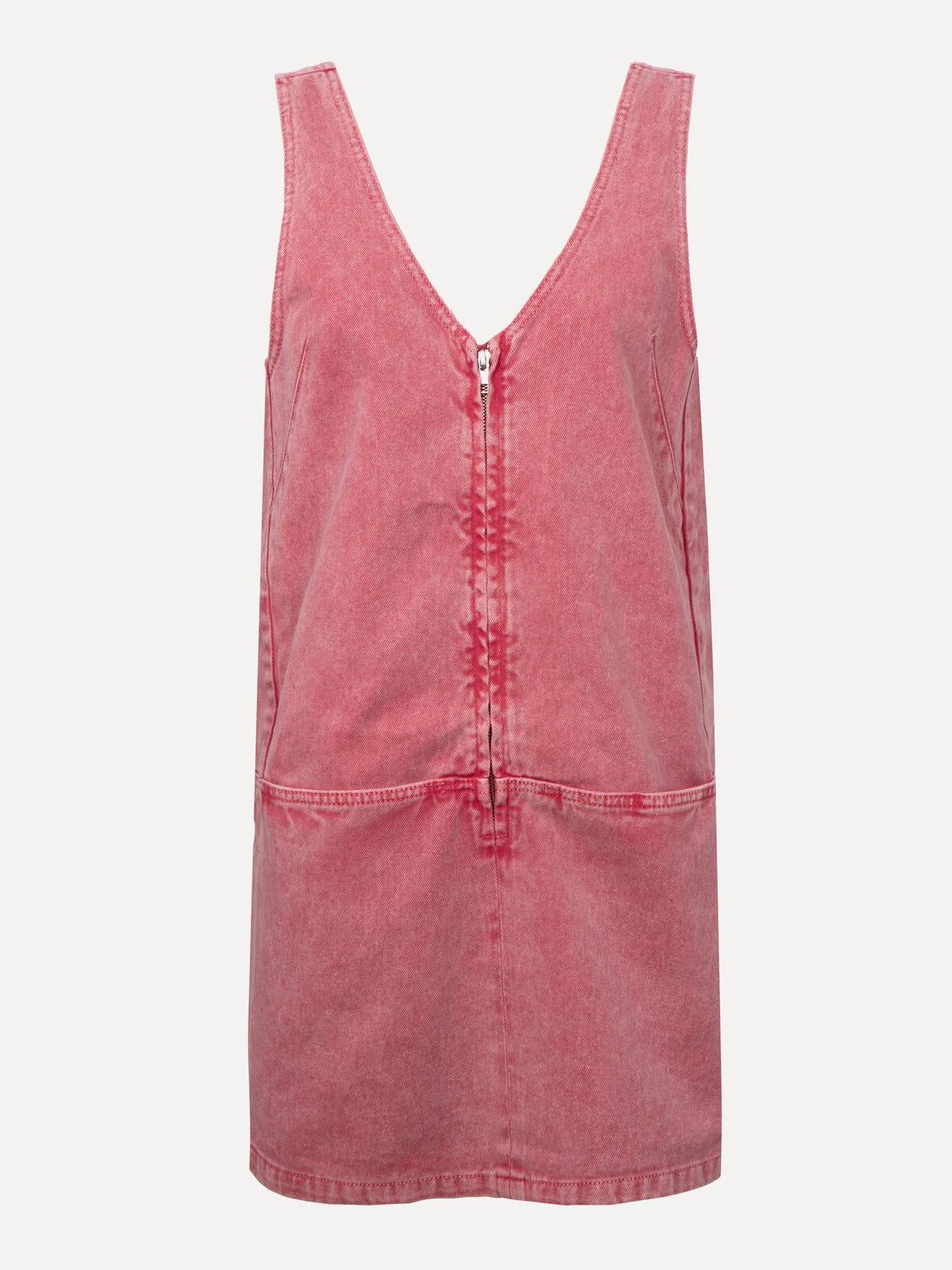 BOWIE DENIM JURK - CORAL