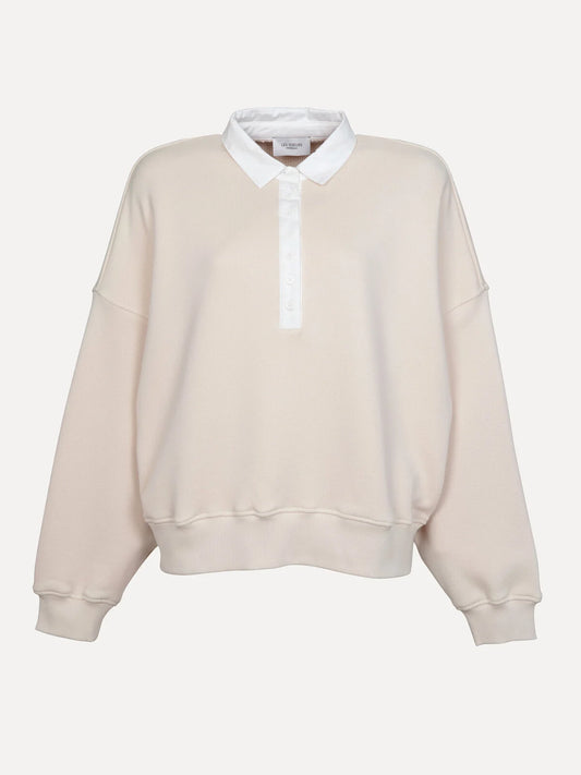 RENS POLOKRAAG SWEATER