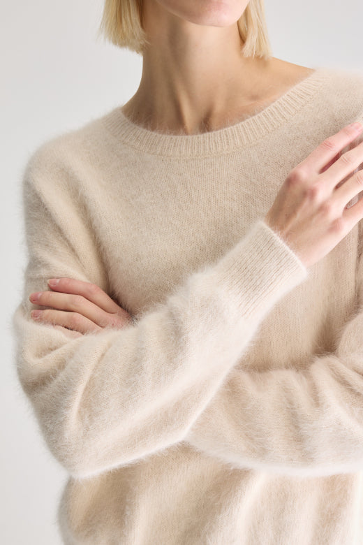 DATHE OVERSIZED TRUI PARCHEMIN