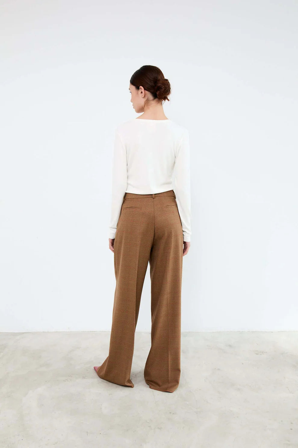 LOGAN PANTS CAMEL PRINCE OF WALES