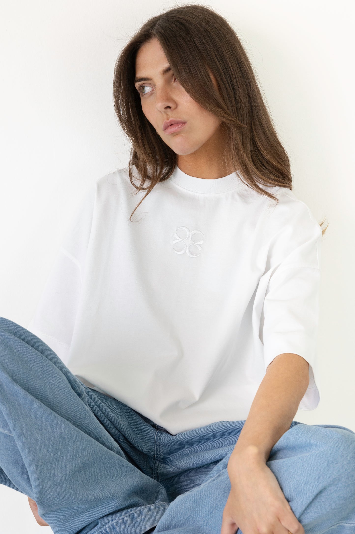 MIMOSA TEE SHORT SLEEVES WHITE