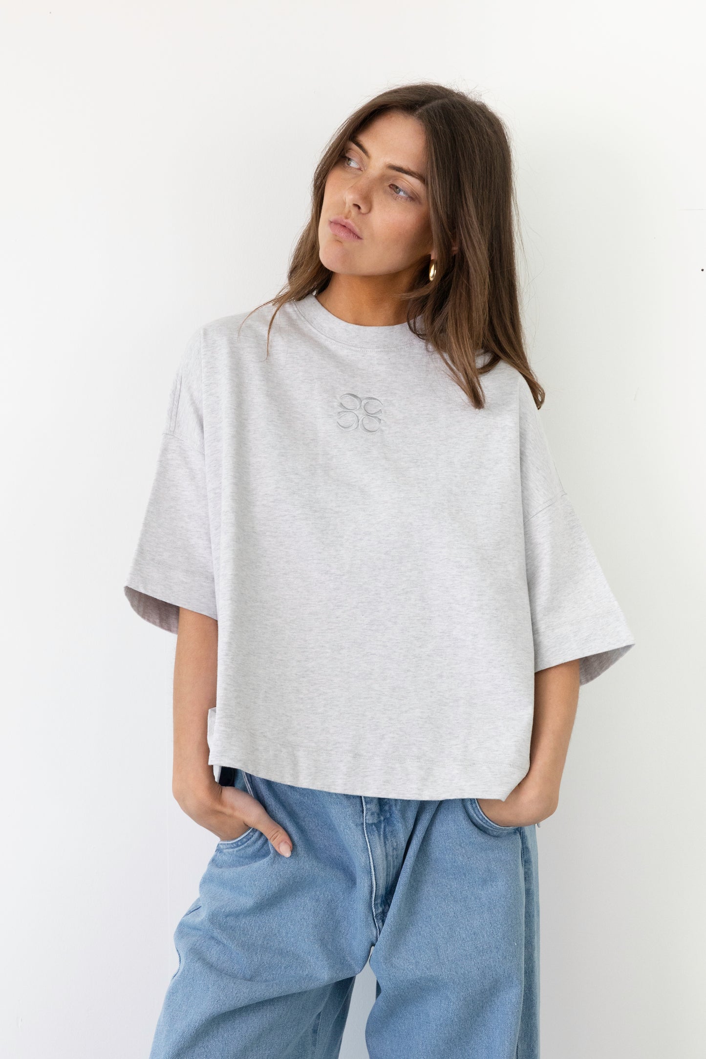 MIMOSA TEE SHORT SLEEVES GREY