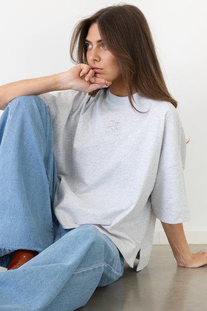 MIMOSA TEE SHORT SLEEVES GREY
