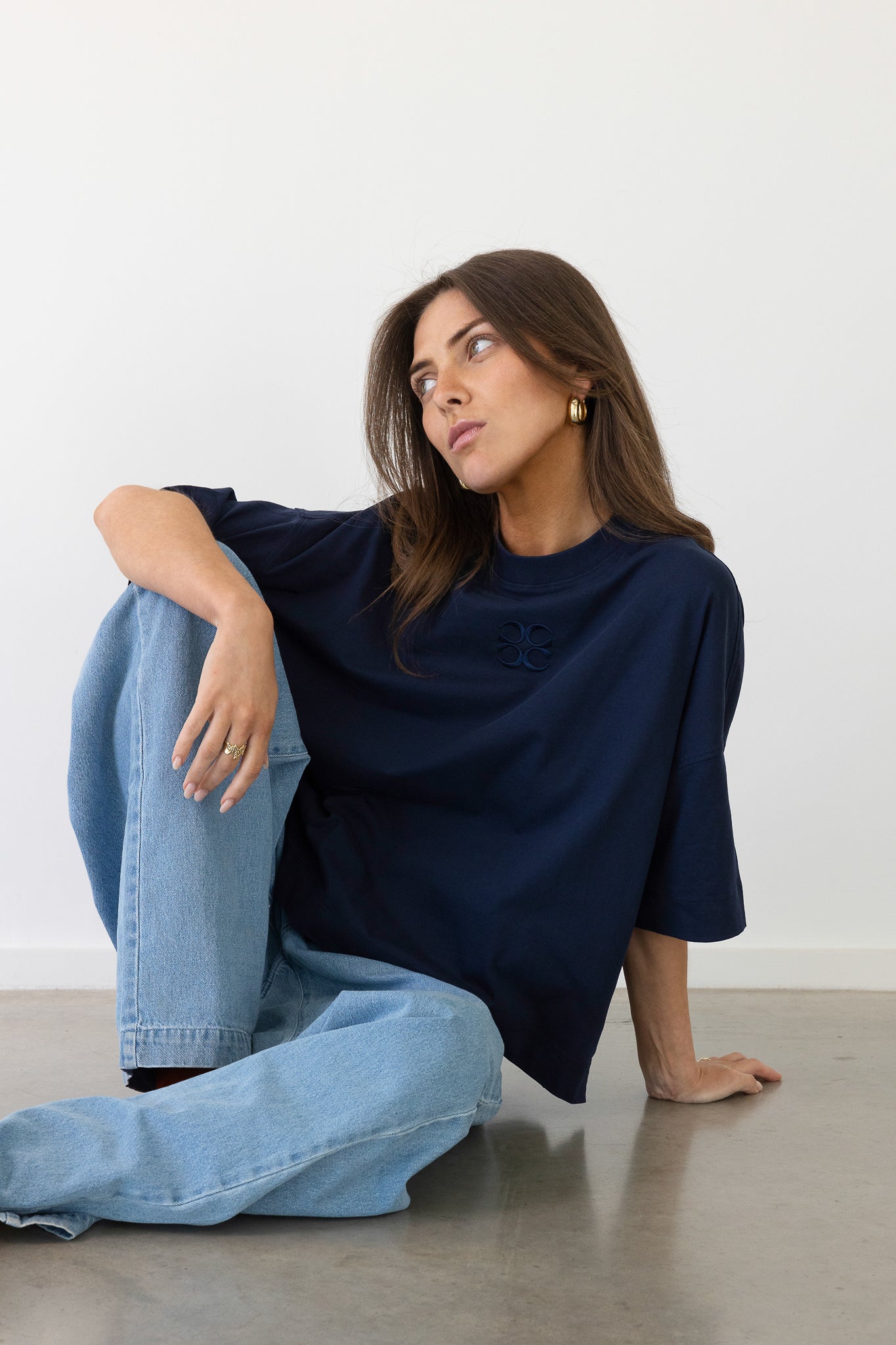 MIMOSA TEE SHORT SLEEVES NAVY