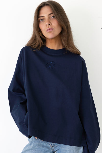 MIMOSA TEE LONG SLEEVES NAVY