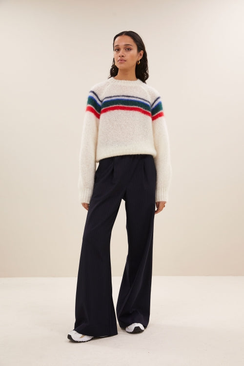 LIAM STRIPE PULLOVER