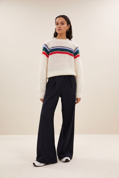 LIAM STRIPE PULLOVER