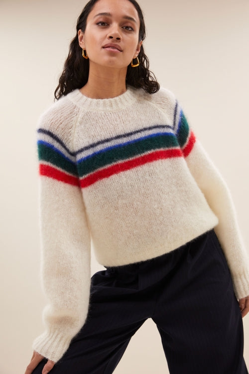 LIAM STRIPE PULLOVER