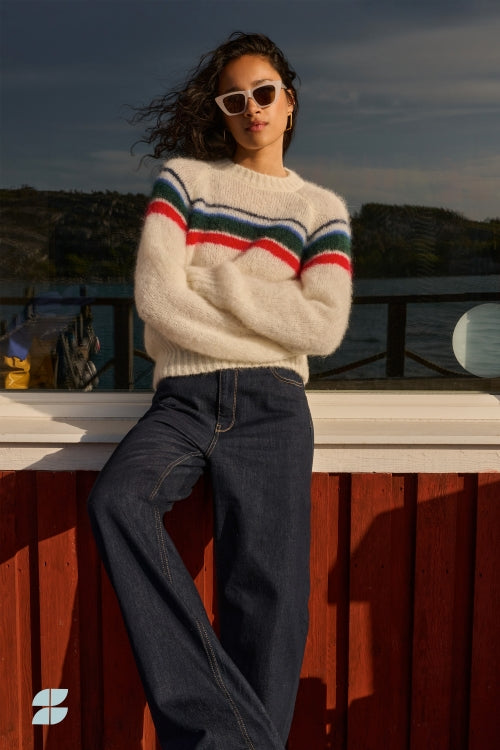 LIAM STRIPE PULLOVER