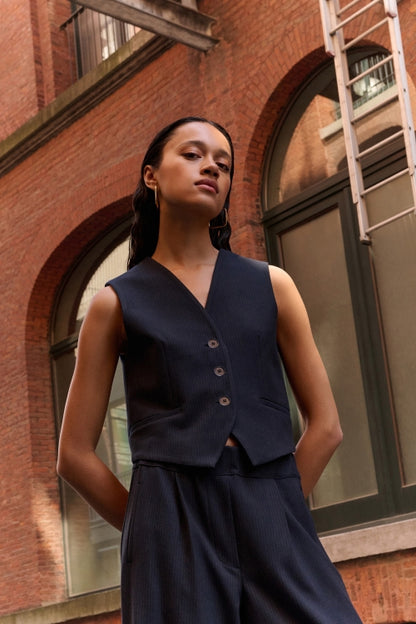 LYNN COPPER STRIPE GILET