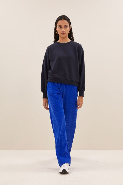 BIBI LUCKY CURVE SWEATER MIDNIGHT