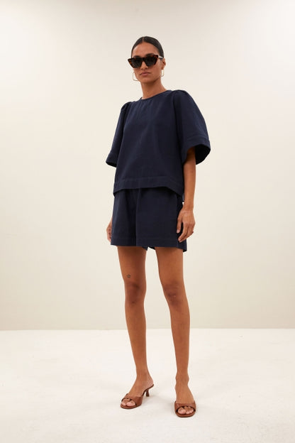 OLIVIA TWILL BLOUSE